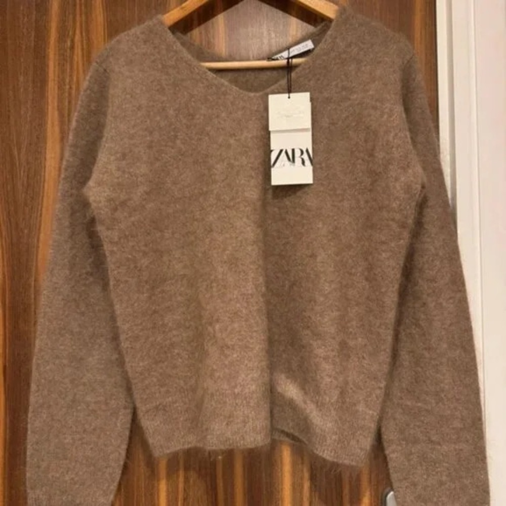 V-Neck Wool and Cashmere Sweater